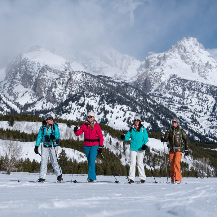 Four Women on Guided Grand Teton Cross-Country Ski Tour in Jackson Hole - Hole Hiking Experience